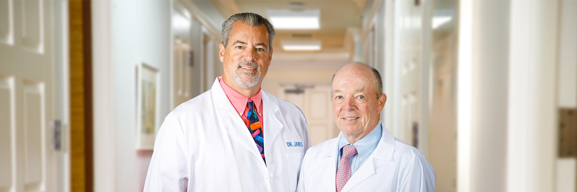 Dr. Raymond A. James and Dr. Thomas J. Ervin.